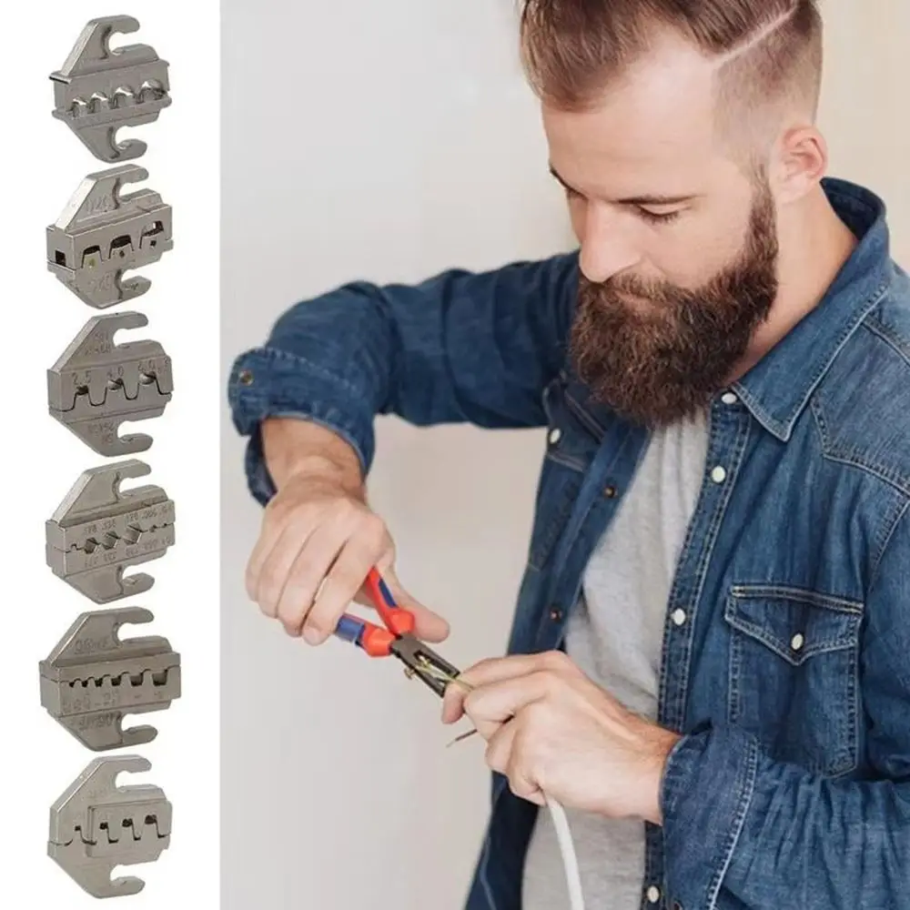 4 مللي متر فتحة كماشة تجعيد الفك SN-58B/2546B/2549/06/X6/06WF/03H استبدال العقص أداة متعددة الوظائف كماشة ملحق أداة #2