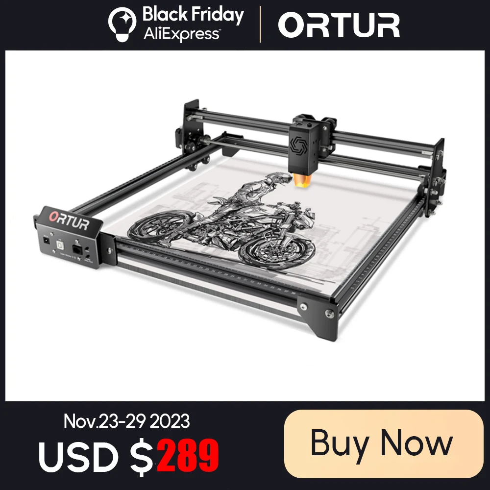 Snelle Levering Ortur Lazer Master 2/Pro Lasergravure Snijmachine 32-Bit Moederbord Vaste Focus Laserprinter Cnc Router