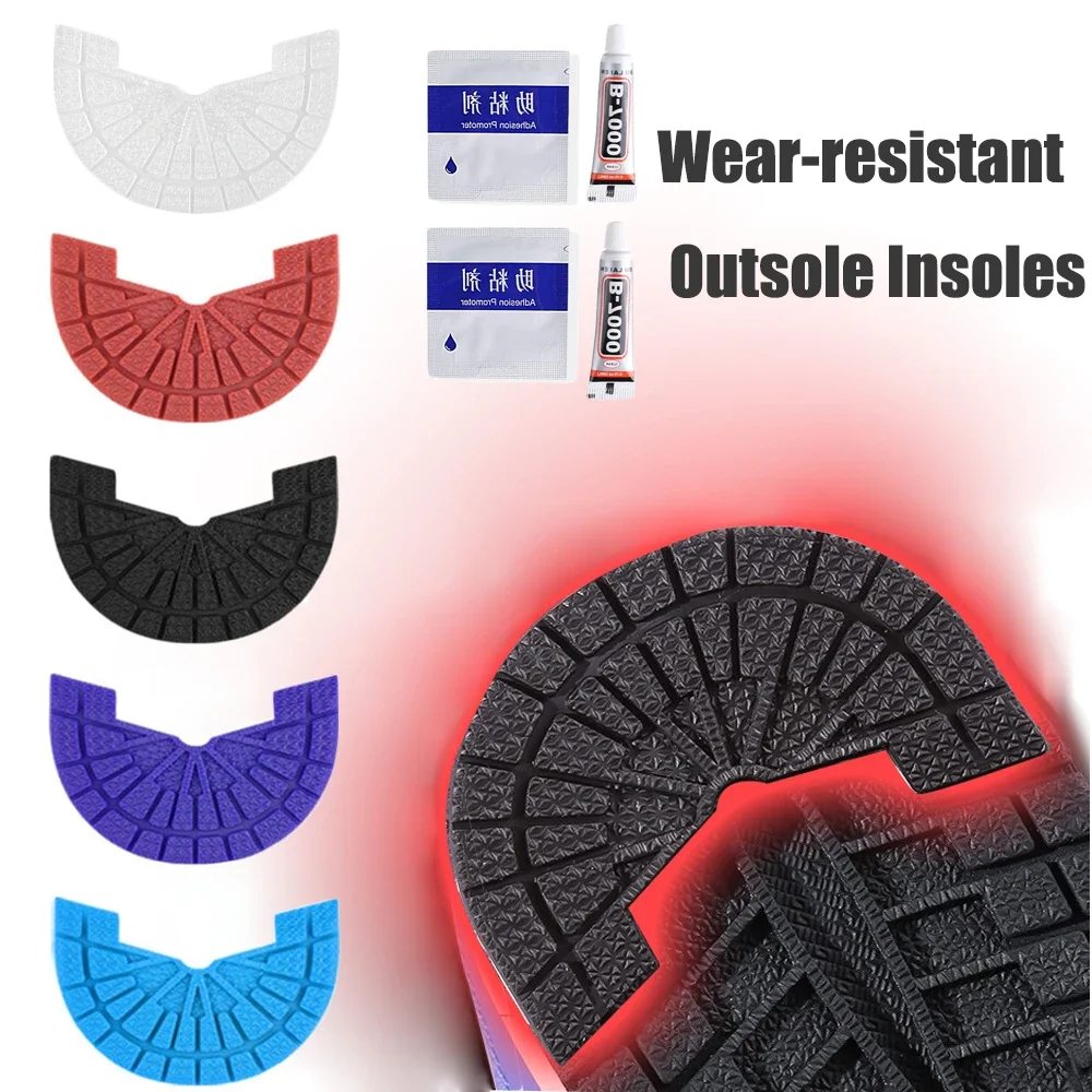 

Shoes Protector for Men Women Sneakers Outsole Rubber Sole Heel Protectors Anti-Slip Self Adhesive Shoe Repair Care Kit