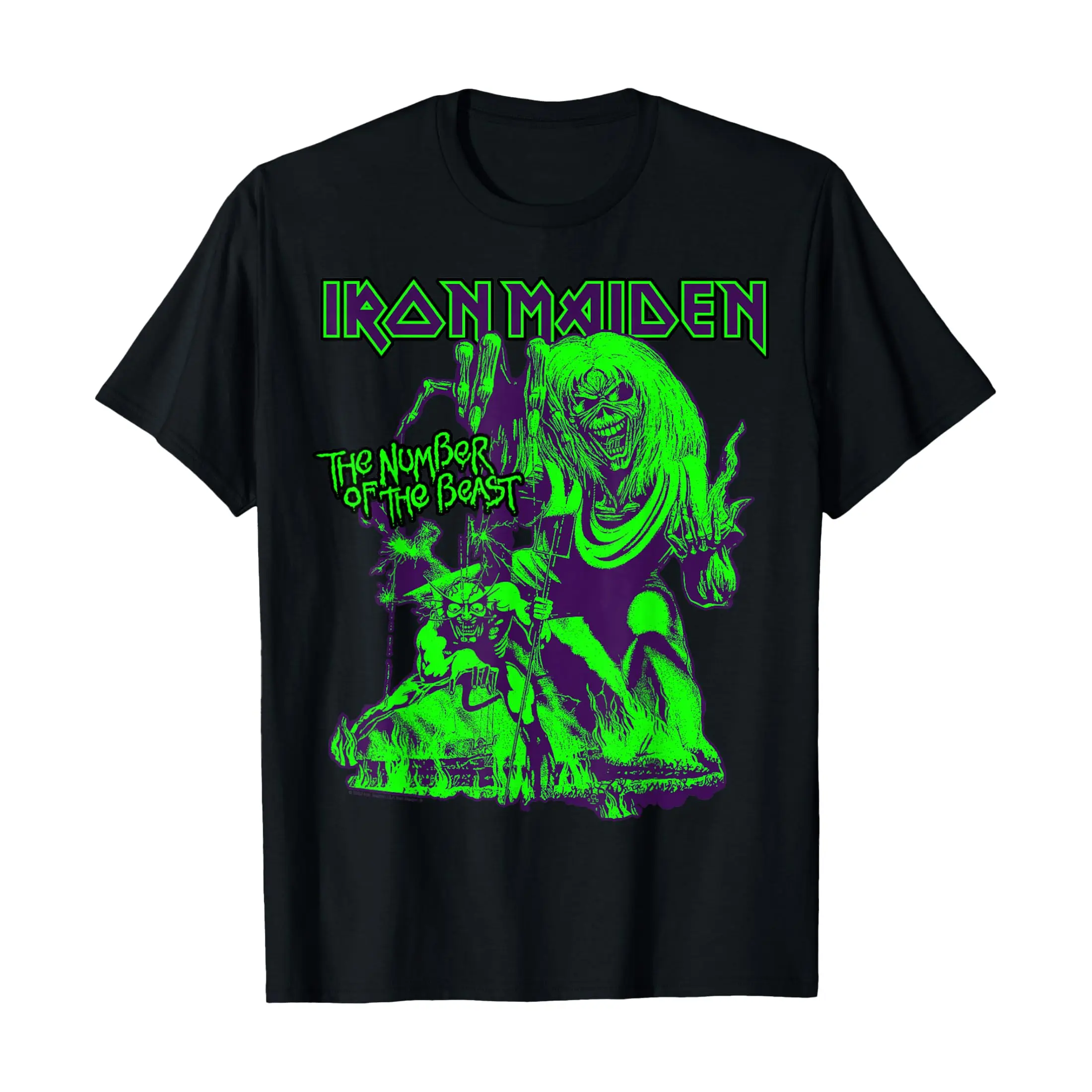 Iron Maiden Number of the Beast Halloween T Shirts for Men and Women Graphic Tees