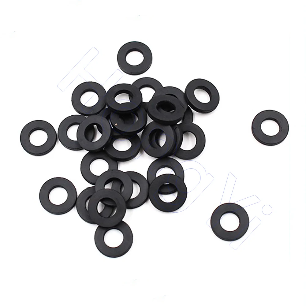 NBR Rubber Gasket Oil Resistant Sealing Ring Waterproof Nitrile Rubber Washers Soft Flat O-Ring Shock Absorbing O Ring Tap Seal