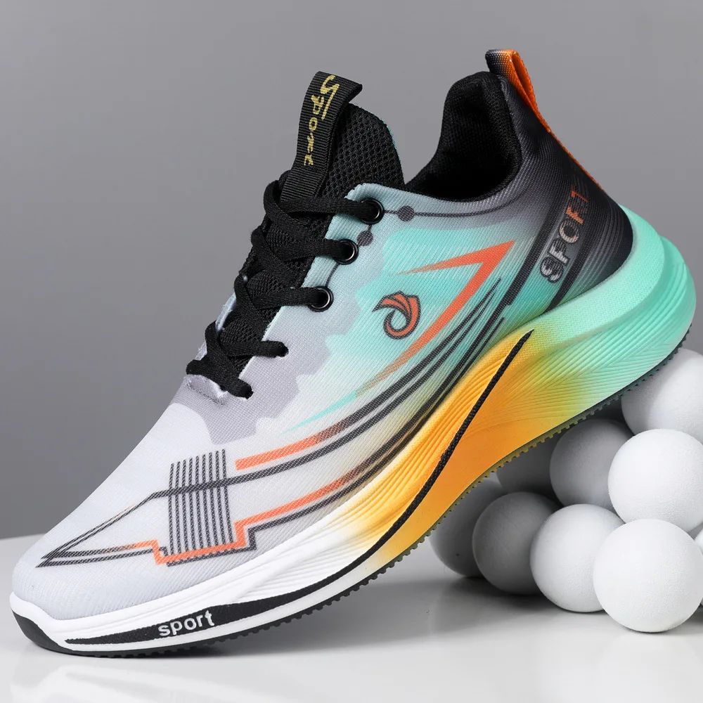 

2025 Luxury Carbon Plate Air Cushion Men's Marathon Running Shoes Lightweight Breathable Casual Sneakers for Outdoor Sports