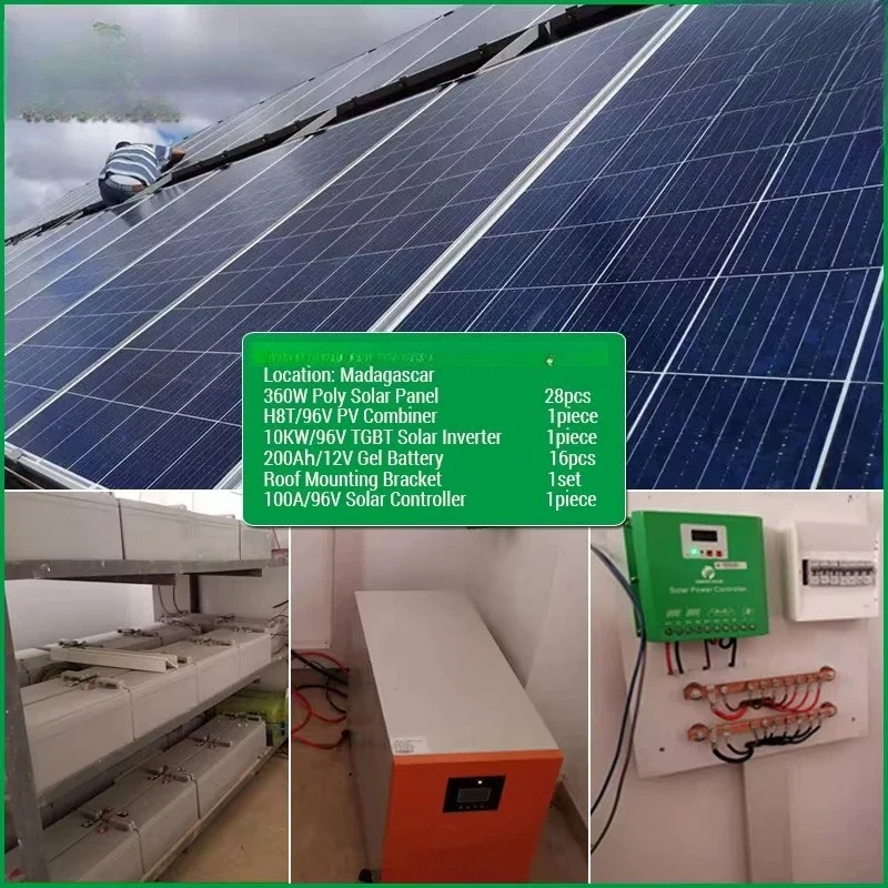 10kva 10kw Dc/ac Hybrid Solar Power Inverter 20kva 220v Portable Generator 12v 200ah Batteries 6kva Inverter