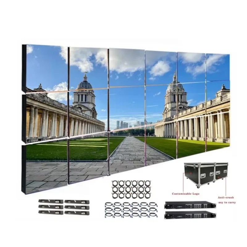 TOPLED Hot Pic Supplier Full Video Board Menu case Panel Screen 3m X 2m Small Big High Brightness hd Video Led Display Panel P8