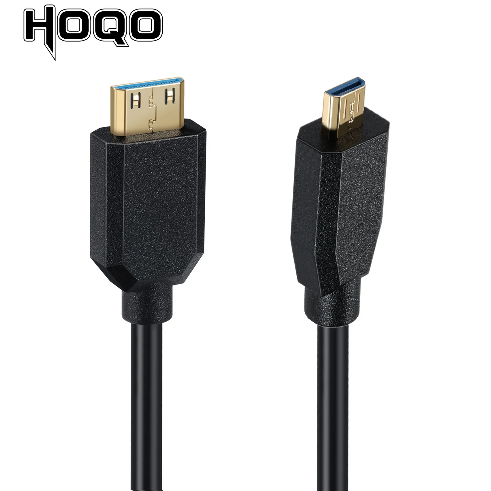 Micro HDMI-Compatible to Mini HDMI-Compatible Male 4K/8K 60Hz/120Hz Cable for Camera, Phone, Tablet OD4.0mm HD Extension Cable