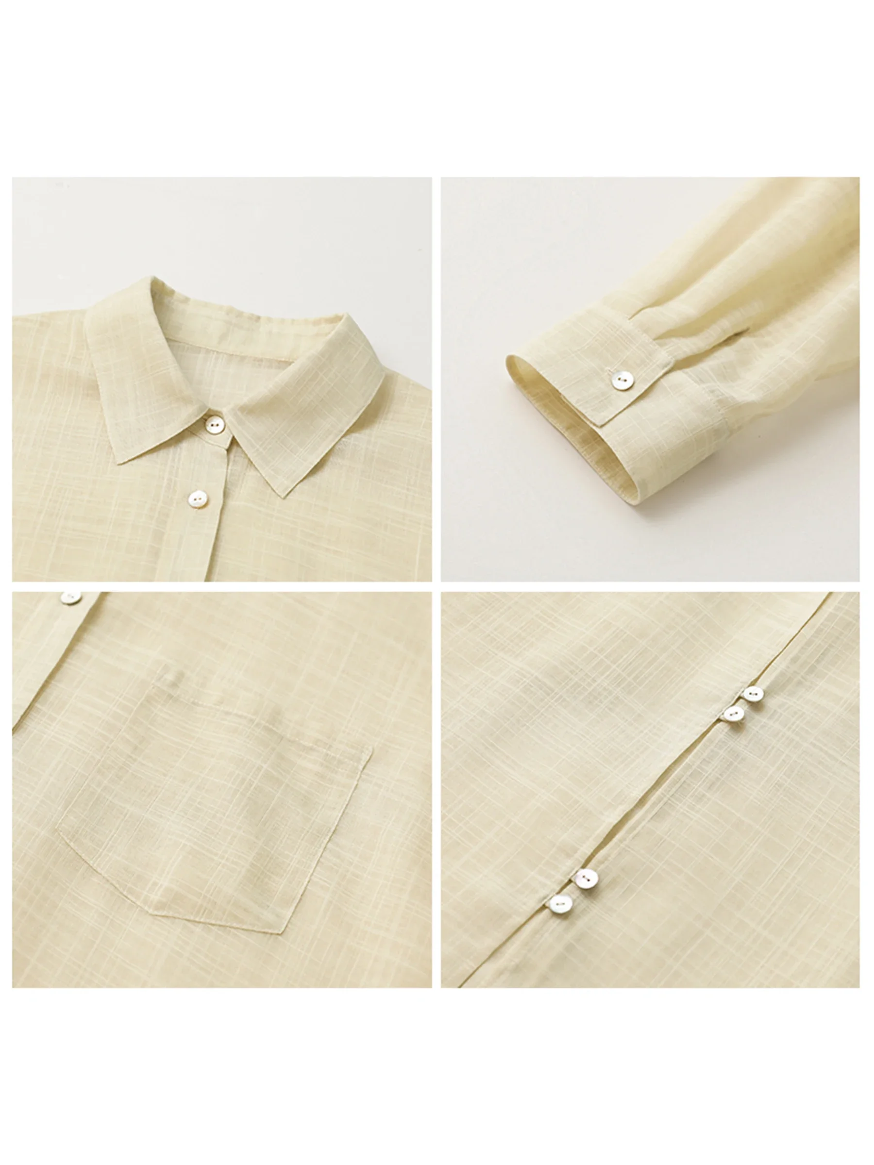 CHIC VEN Nuove donne camicia retrò allentato casual monopetto cappotto a maniche lunghe spacco posteriore sottile camicette femminili estate 2025