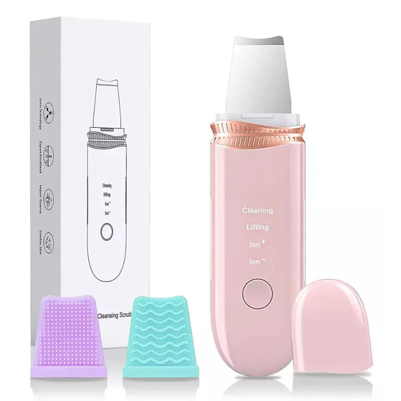 

2022 Professional Electric Facial Dead Skin Peeling Sonic Cleaning Ultrasonic Skin Scrubber Blackhead Remover Face Spatula