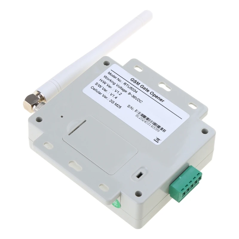 Abridor de puerta GSM RTU5034 5024 2G, versión mejorada, interruptor de relé, Control de acceso remoto, abridor de puerta por llamada gratuita