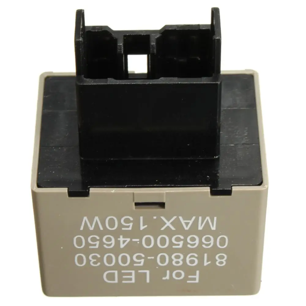 Replacement 8 Pin Electronic LED Flasher ABS Plastic 4x3x5cm(1.57x1.18x1.97in) Assy Relay Metal 066500-4650 for 4Runner