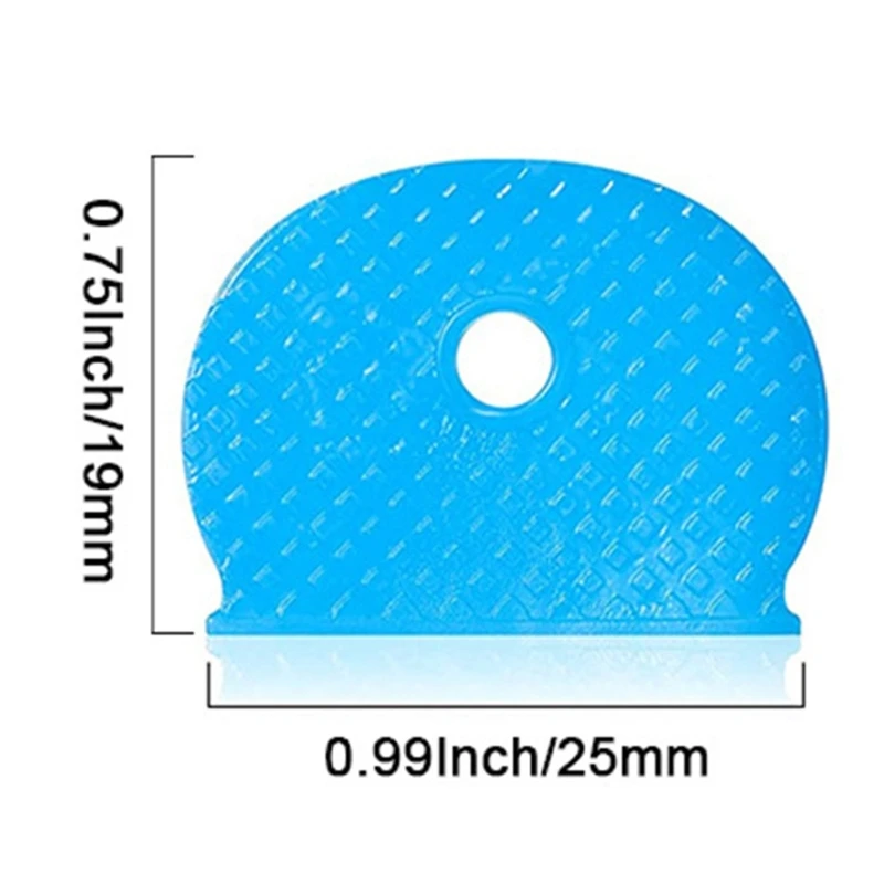 1 قطعة/10 قطعة من الملحقات الرئيسية الملونة بشكل عشوائي التعرف بسهولة على مفاتيحك بأغطية مرنة