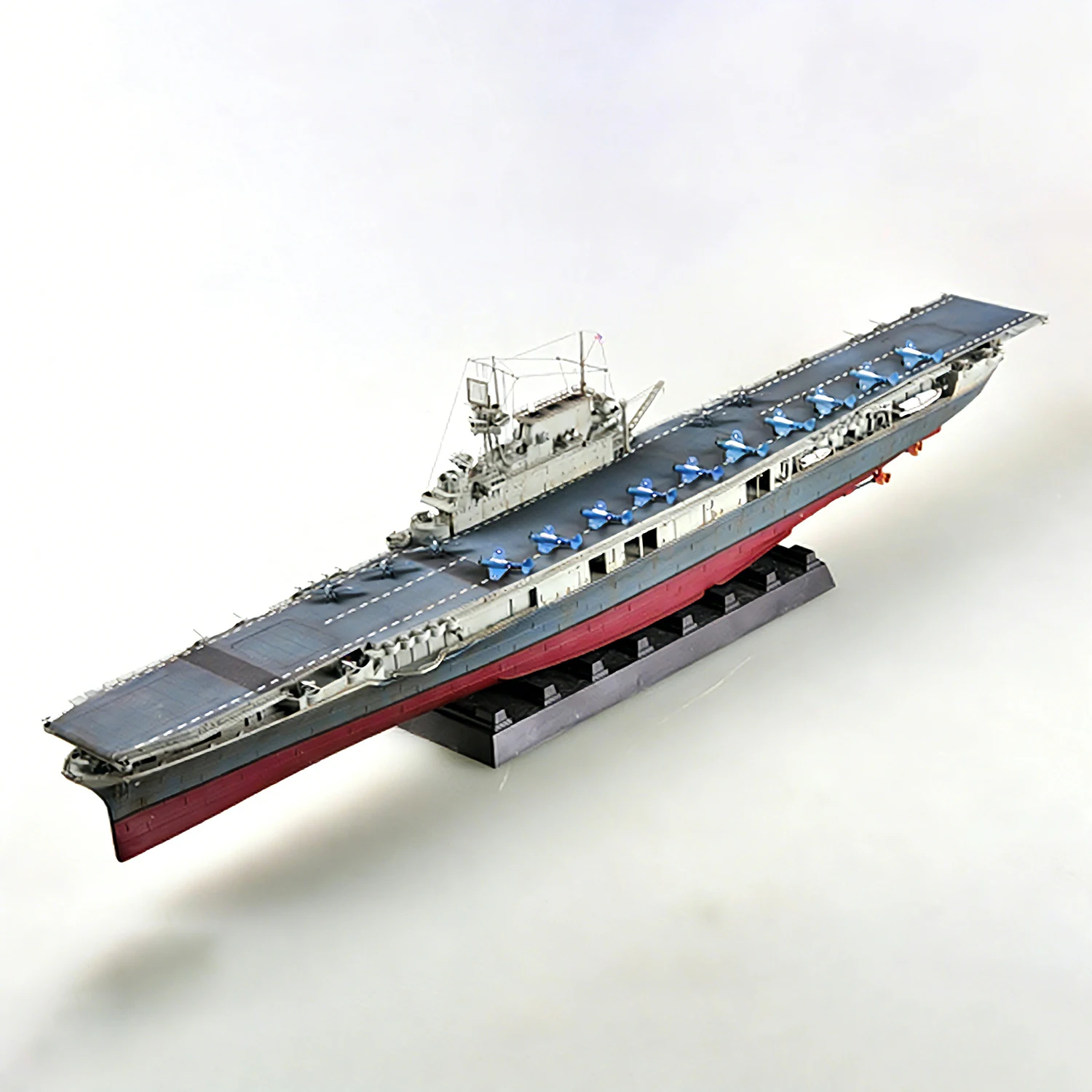 

1/350 USS Yorktown Aircraft Carrier Assembly Model 72cm Highly Detailed Static Ship Model Ship Toy Ornament Warship Model