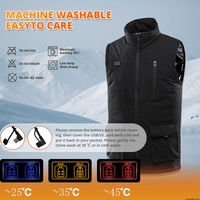 11 Areas Heated Vest Jacket Men Winter Electrically Heated Thermal Waistcoat USB Heating Ski Warm Sleeveless Jacket Sportswear