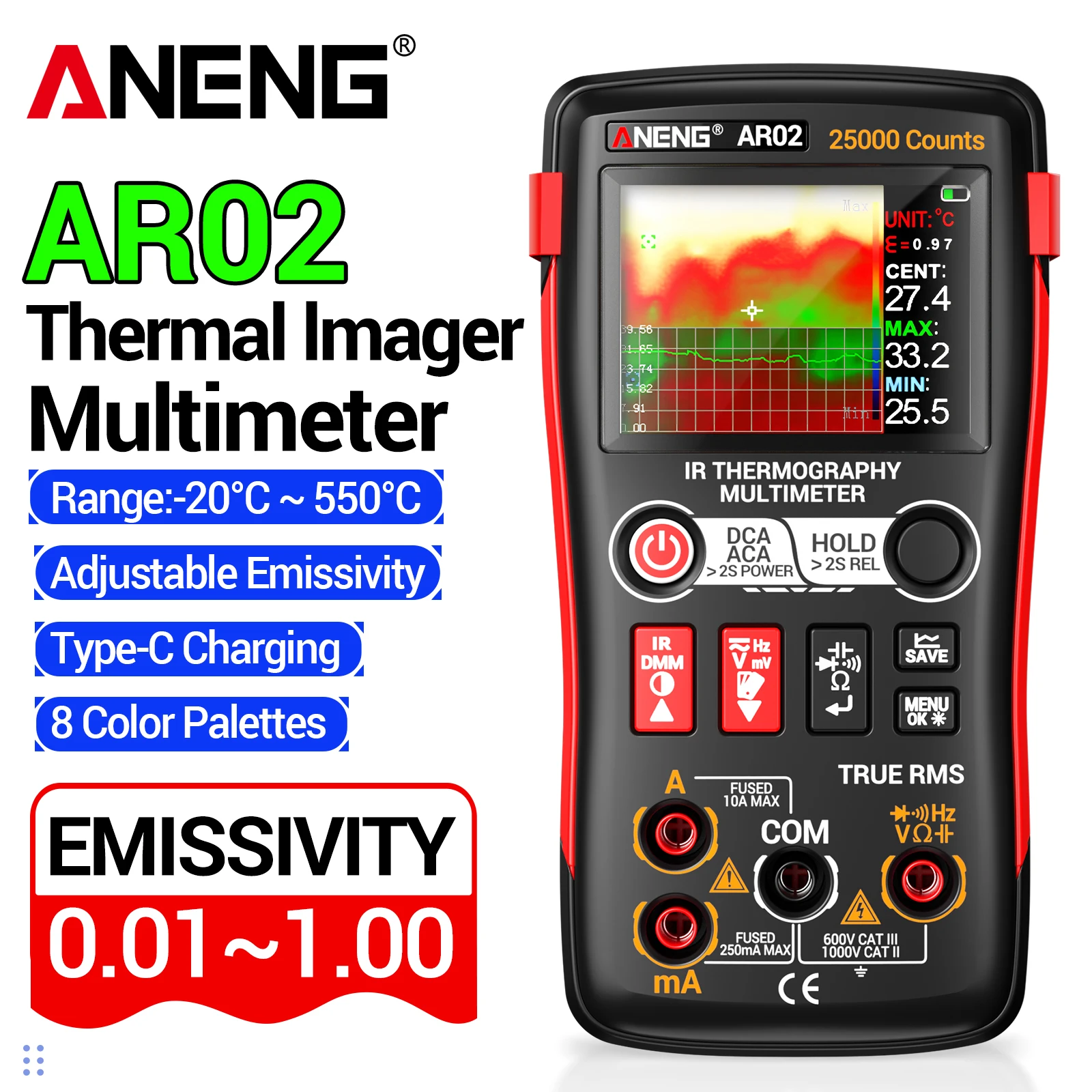 Aneng AR02 Portable…