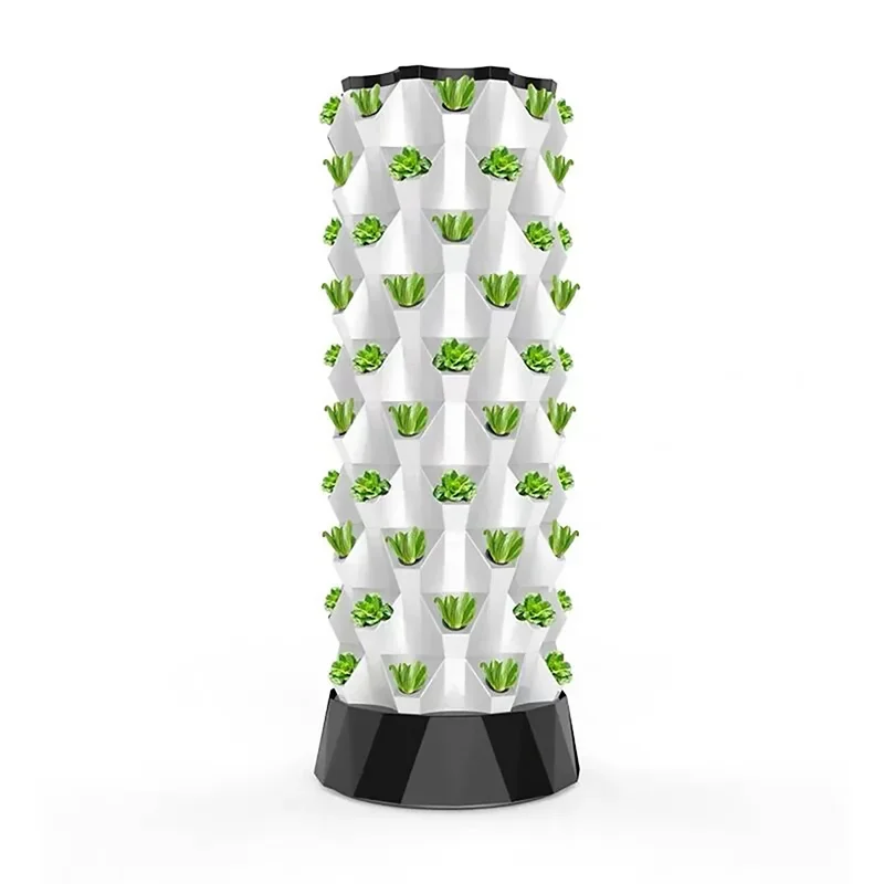 6/8/10-Tier Home Balcony Hydroponic Gardening Pineapple Tower Garden, Vertical Soilless Cultivation, Indoor Gardening Equipment