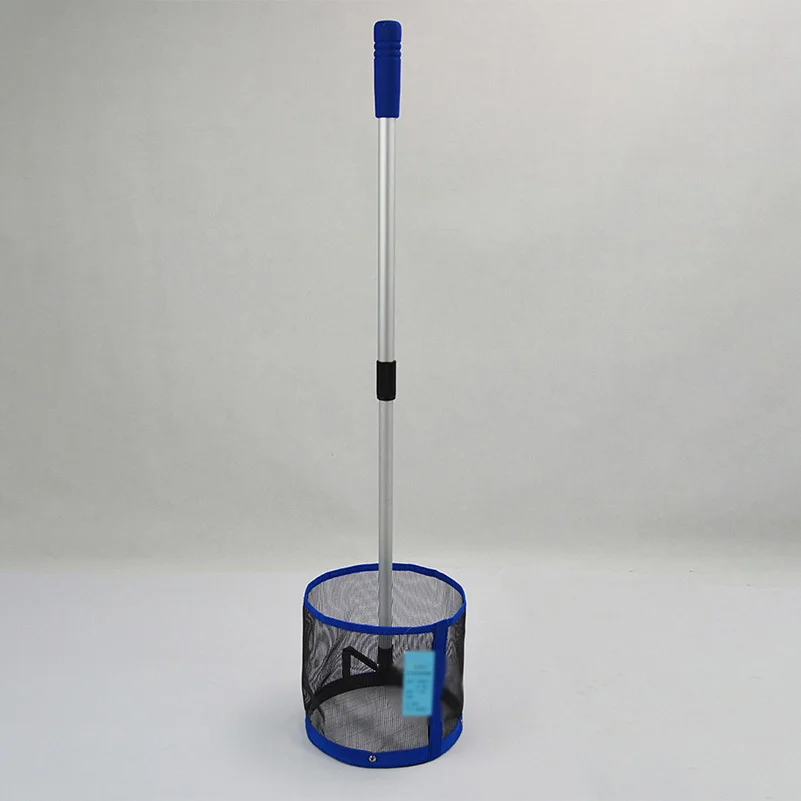 Telescopic Table Tennis Ball Picker, 2 Section, Aluminum Pole, Picking Net Collection, Can Hold 120 Pcs Ping Pong Balls