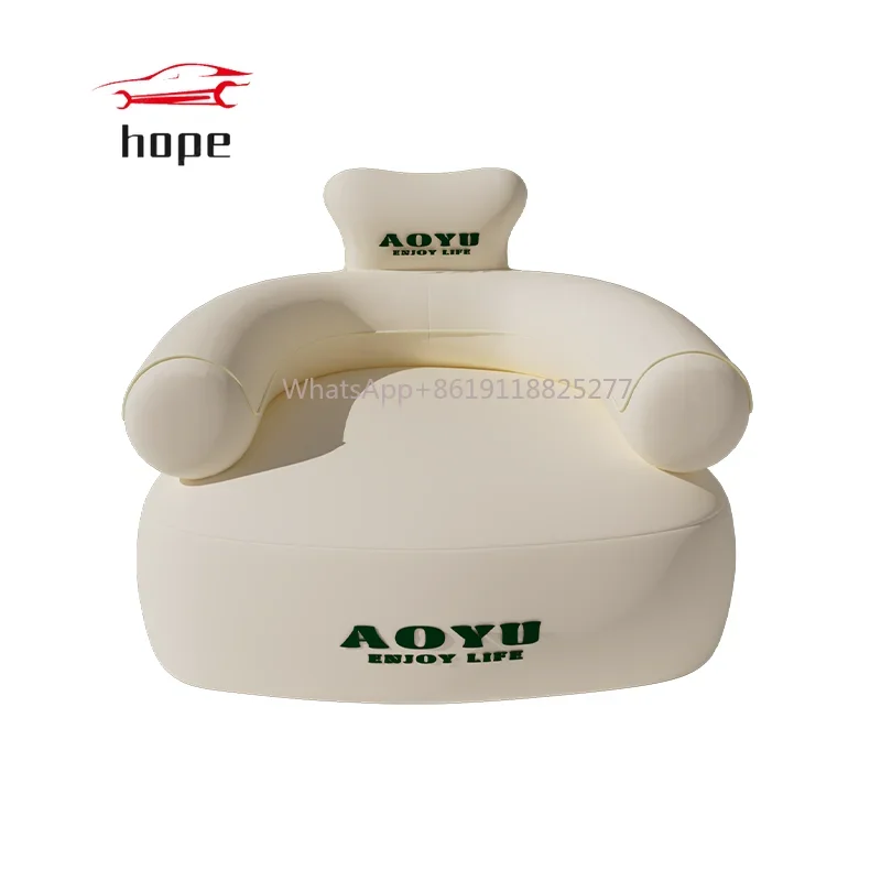 Outdoor Camping Inflatable Sofa Paving Inflatable Sofa Thickened Full-Automatic Double Air Cushion Sofa