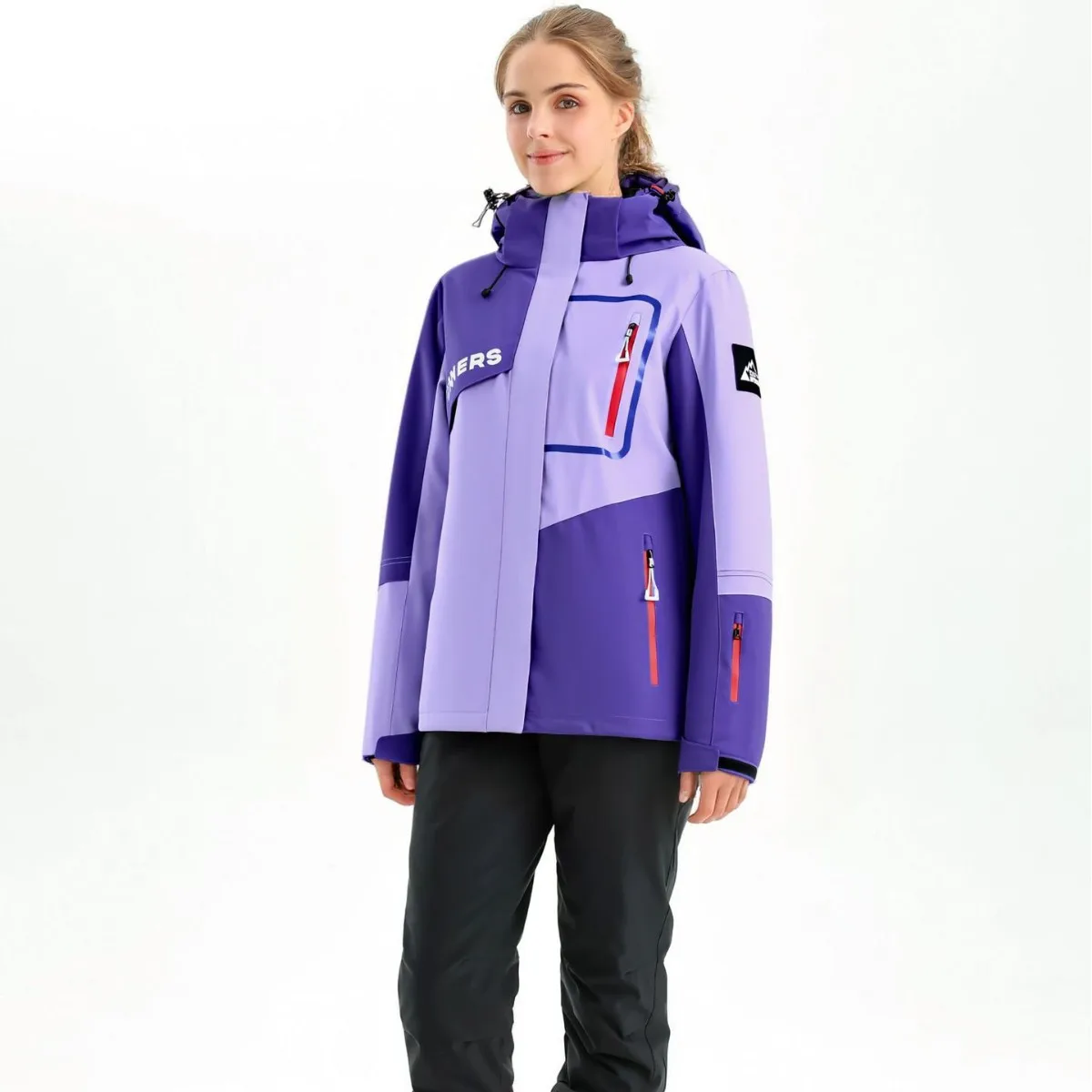Women's Ski Suit Outdoor Sports Cotton Suit Breathable Waterproof Pressure Glue Process