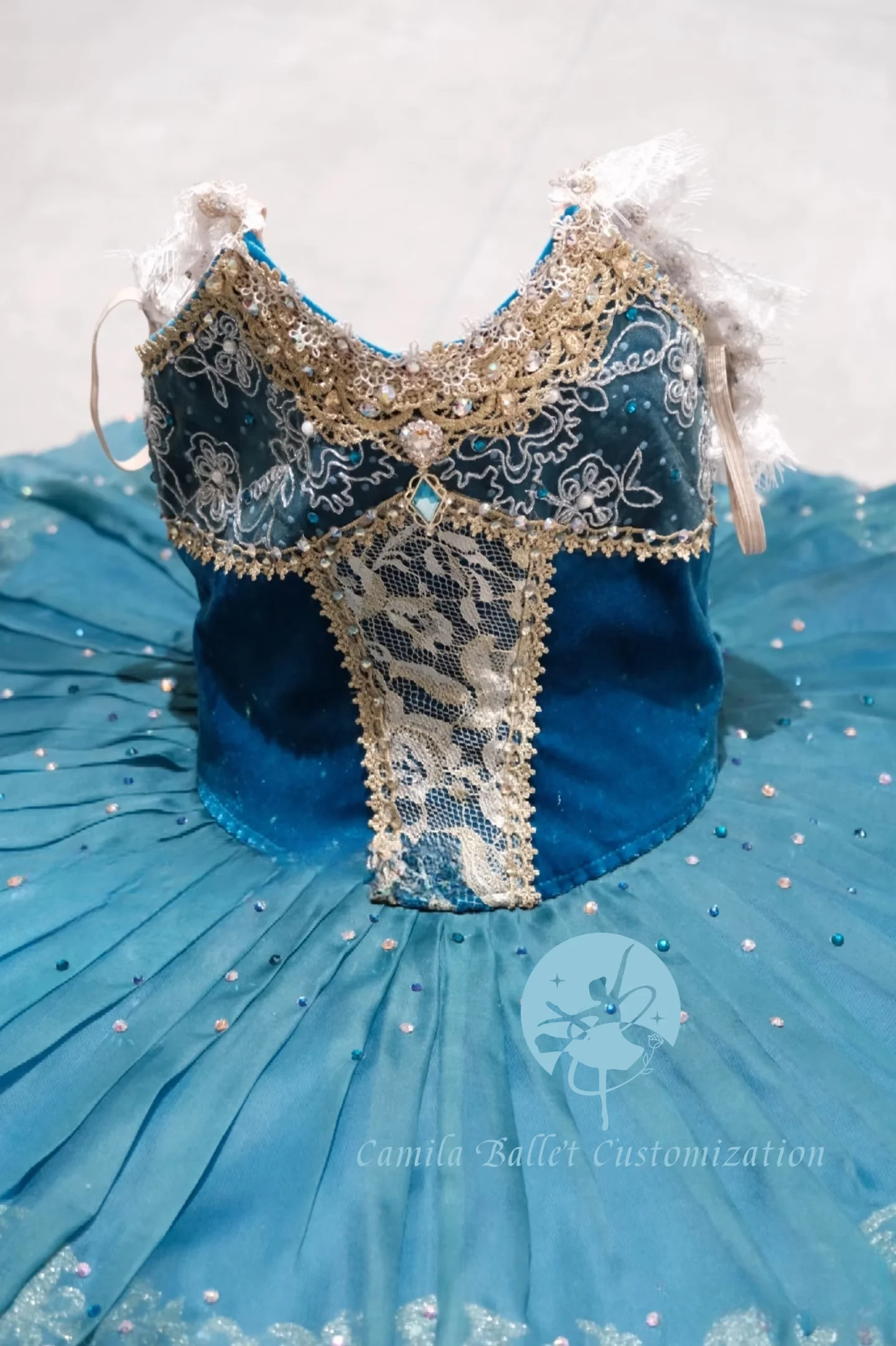 새로운 사용자 정의 짙은 녹색 Aesmilada Pakita 잠자는 숲속의 아름다움 발레 대회 쇼 투투 스커트 성인과 어린이