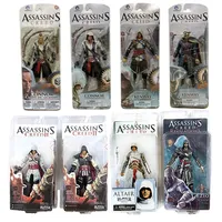 Assassin's Creed III Action Figure EZIO Figuras Toys NECA Game Figurine Anime Figura PVC Collection Model Doll Gift for Children