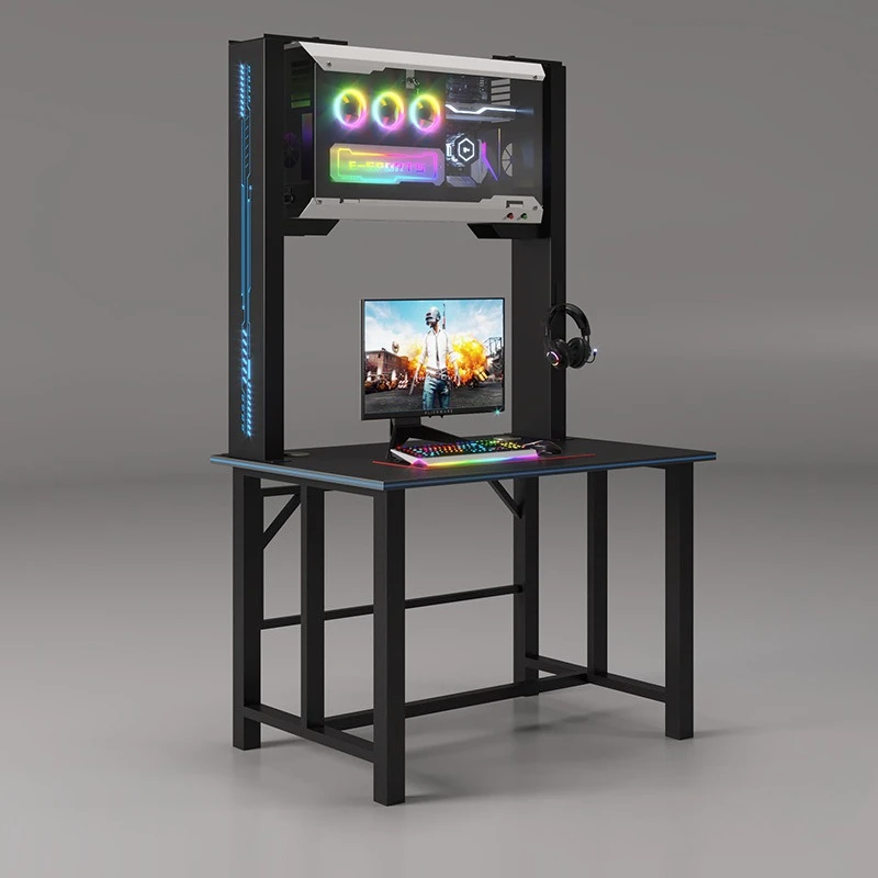 Lockable, anti-theft PC case for internet cafes with integrated air cooling.