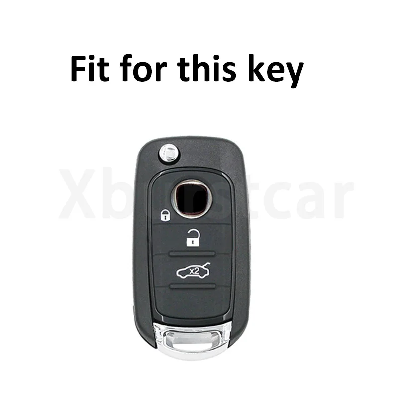 Fashion TPU Shell Fob Keyless Fob Protector Key Case Cover For FIAT Freedom 500X Doblo Argo Grazie Tipo Toro Nuovo Accessories