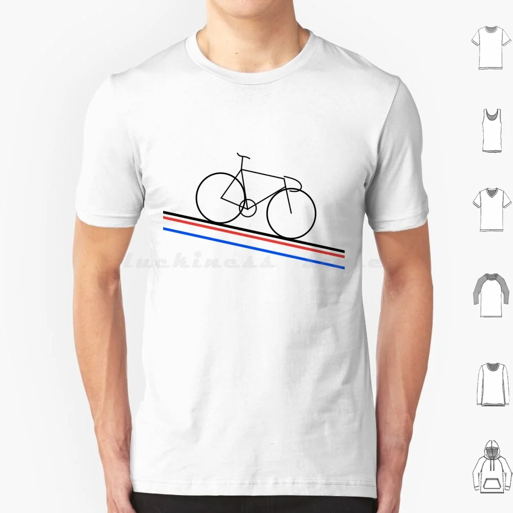 

Stick Track Bike T Shirt 6xl Cotton Cool Tee Track Bike Velodrome Fixie Fixed Gear Cycling Track Cycling Bike Bicycle Bike