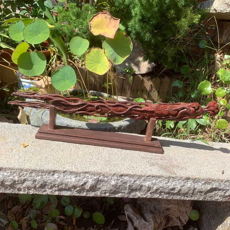 

Red sandalwood study room ornament household living room study collection decoration ornament