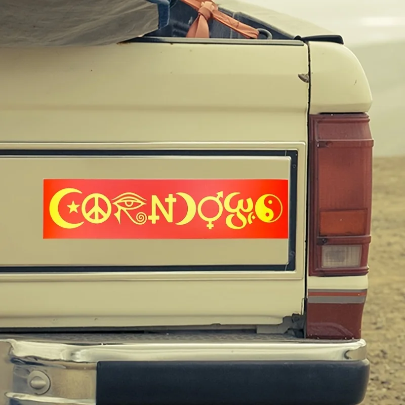 

Corndogs Bumper Sticker Car Stickers Vinyl Sticker For Car Bumpers, Trucks, Van, Water Bottles, Laptops Or All Smooth Surfaces