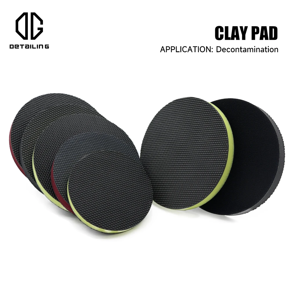 DETAILING 6 Inch Clay Bar Pad Magic Clay Bar Polishing Pads Car Washing Clay Applicator Auto Cleaning Wax Tools Paint Care