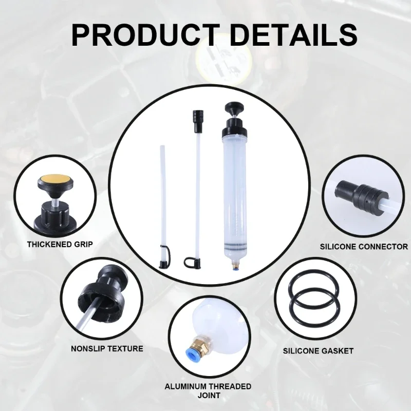 Fluid Extractors, Extraction Fill Pumps Fluid Syringes Pumps 500cc Change Manual Suction Vacuum Fuels Car Evacuator