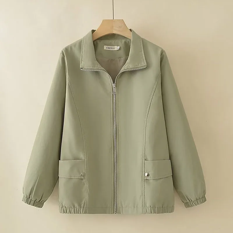 

Женская короткая куртка 2026: Модное и комфортное пальто для женщин среднего возраста, элегантное однотонное женское пальто для мам на весну-осень