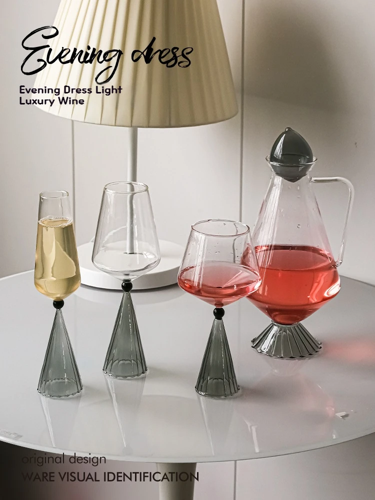 

High Beauty Wine Goblet Awakener Burgundy Red Wine Goblet Set Household Wedding Gift with Hand Gift Box