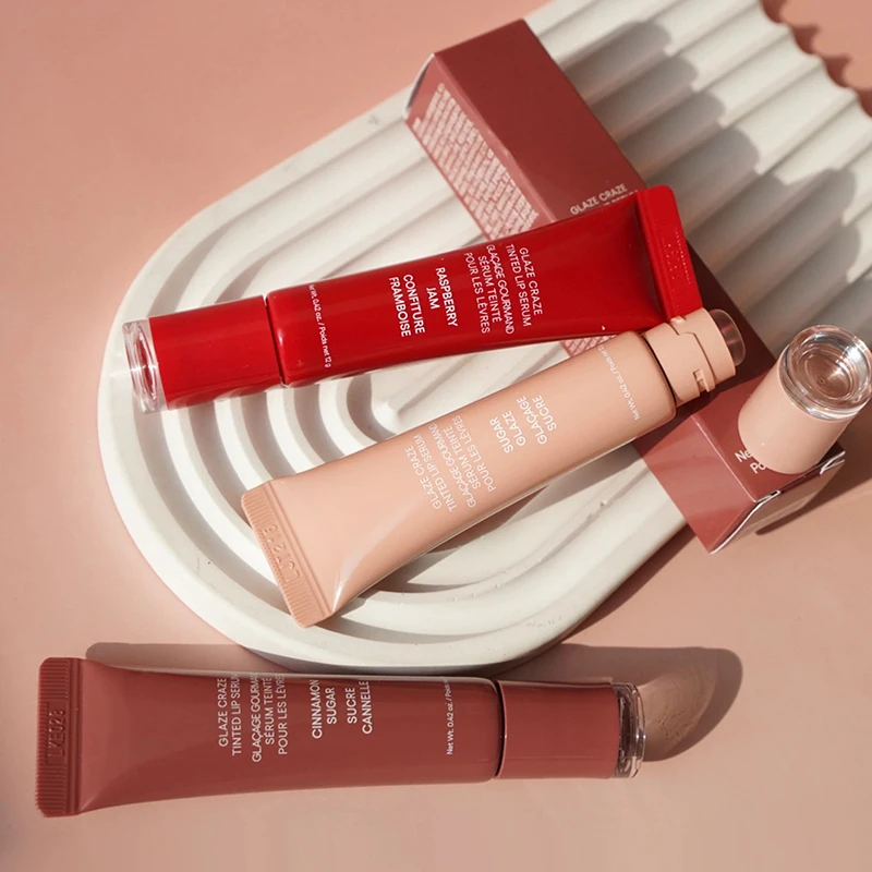 Makeup Donut Lip Gloss Moisturising Multicolored Lip Oil Transparent Light Shiny Lip Balm Water Gloss Glaze Moisturizing Milk