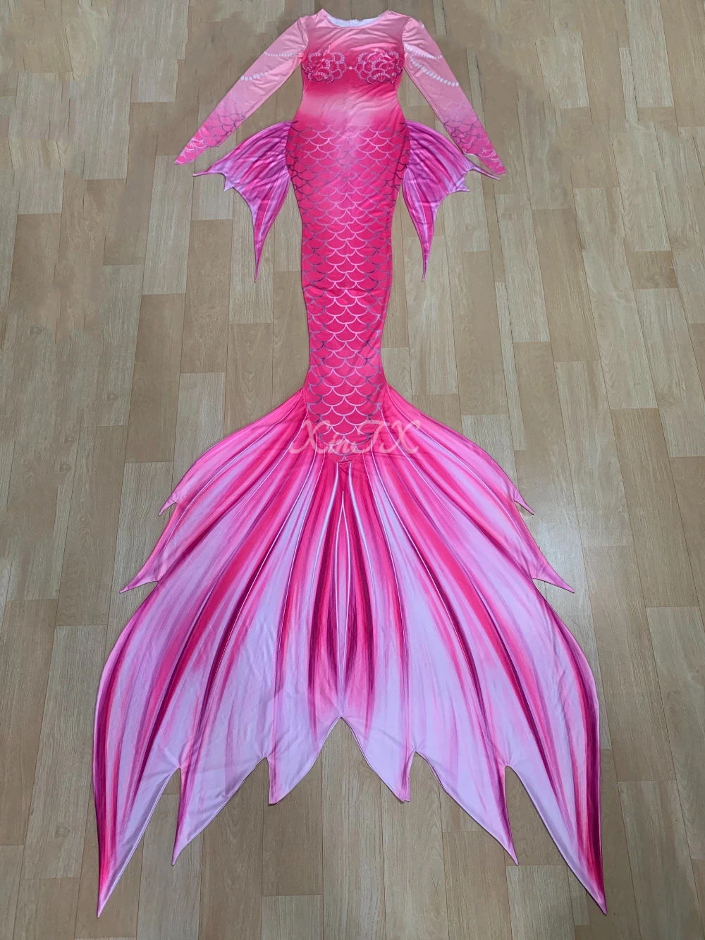 2023 NEW One Piece Mermaid Tail For Swimming Adult Swimmable Swimsuit Can Add Monofin For Beach Wear Diving Model Photoshooting