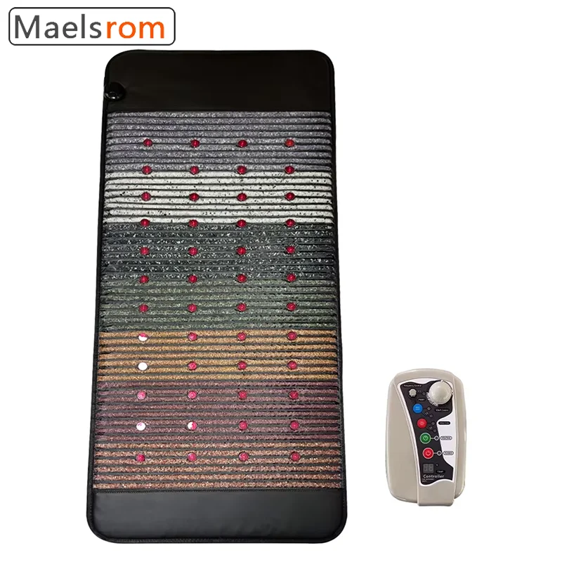 

PEMF и инфракрасный нагревательный коврик с натуральными кристаллами — подушка для фотонной терапии всего тела для облегчения мышечной боли, уменьшения тревоги