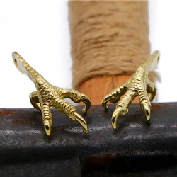 Eagle Claw Pendant Necklace for Men Animal Totem Copper Jewelry Viking Amulet Gift for Him Fathers Day Present