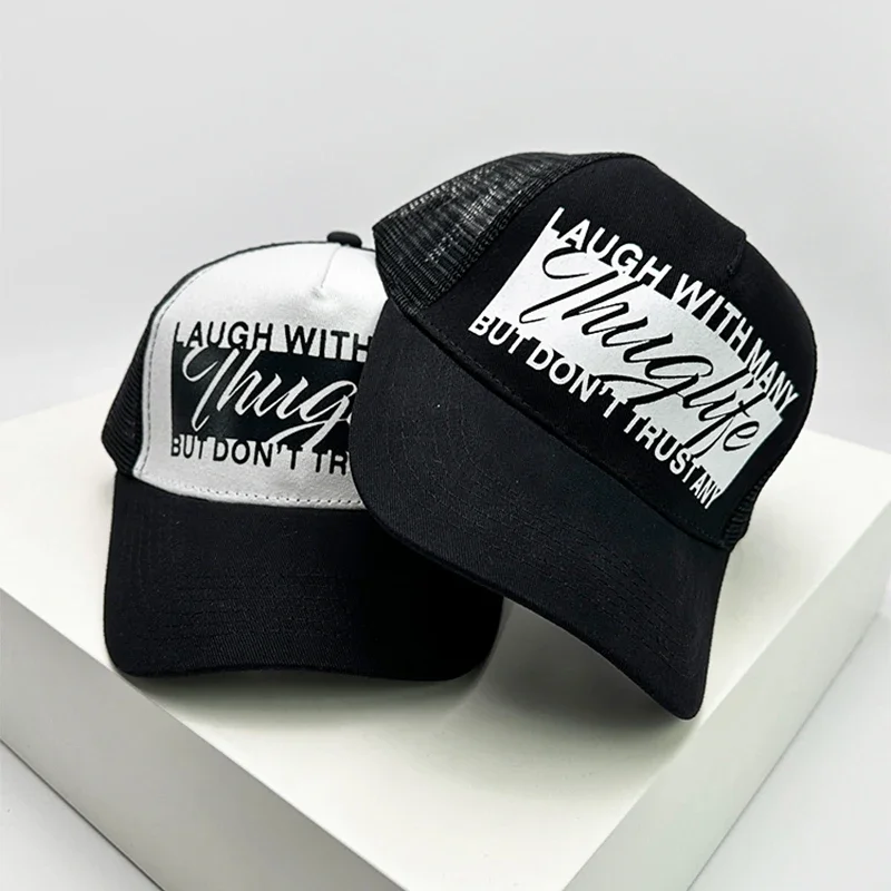 New Men Women Hip Hop Street Printed Letter Baseball Hats Sunshade Versatile Breathable Outdoor Truck Caps Fashion Sport Casual