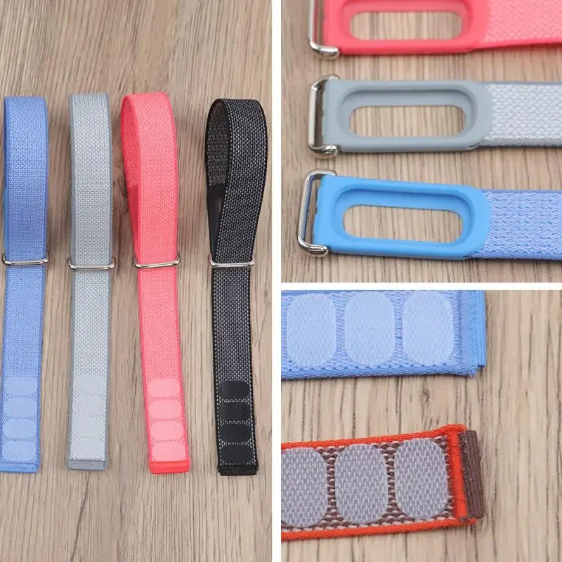 Gewebtes Bizepsband für Google Fitbit Air Zubehör, verstellbares, atmungsaktives Sport-Nylon-Schlaufen-Uhrenarmband für Fitbit Air Armband – Detail 8