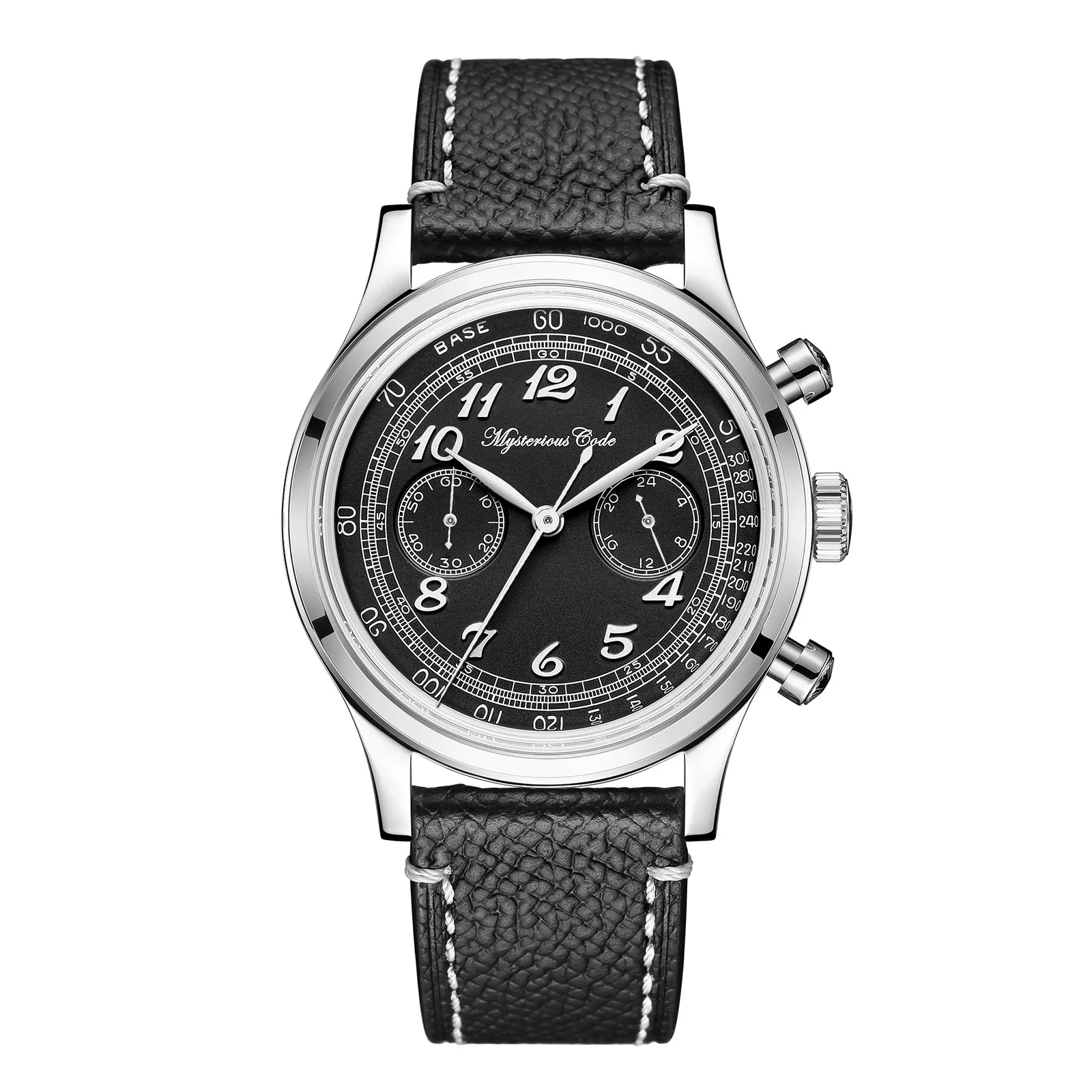 MysteriousCold New Men's Watches 38mm Luxury Quartz Chronograph Watch VK64 Movement Sapphire Crystal 5ATM Waterproof Wristwatch