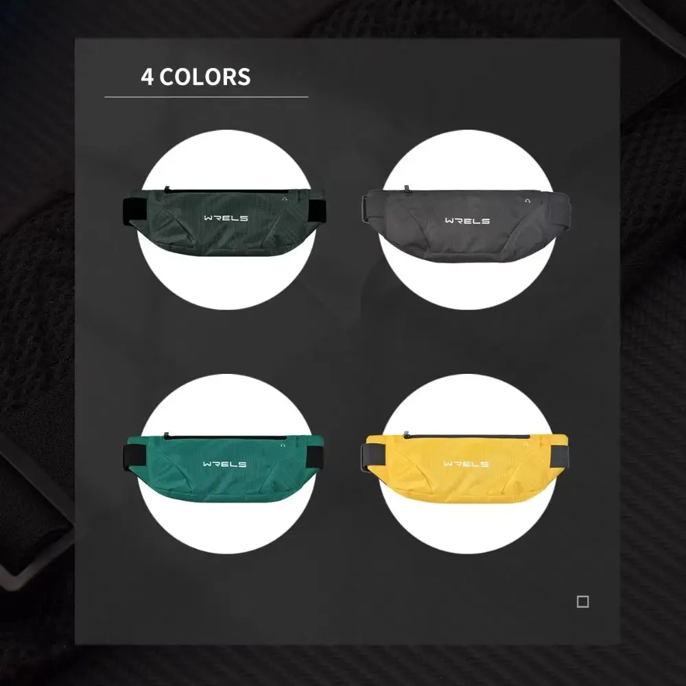 

Waterproof Running Waist Bag Phone Holder Headphone Hole Mobile Phone Bag Breathable Elastic Sports Fanny Pack Gym Fitness