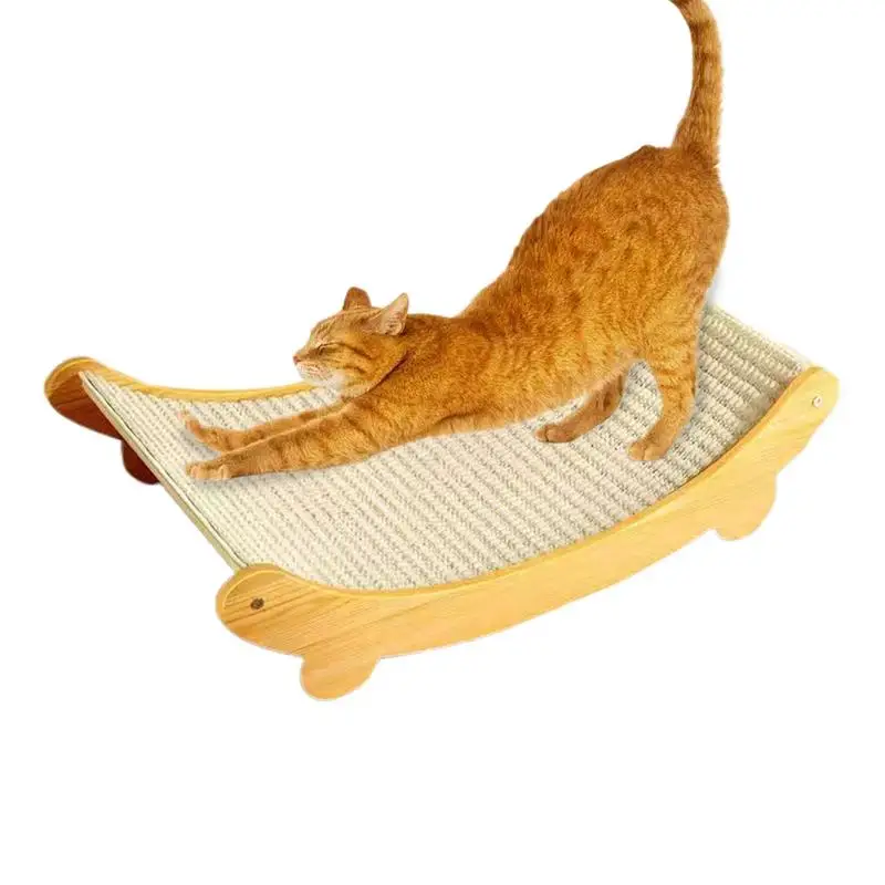 Sisal Cat Scratcher Protable Cat Scratching Board Grinding Claw Toys For Cats Wear-resistant Pet Scratching Post Kitten Recliner