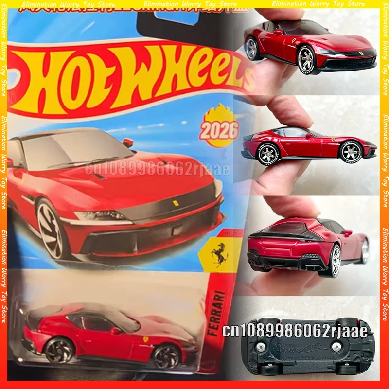 本物のホットウィール ダイキャスト 2026 D 合金車 F1 マクラーレン フェラーリ オプティマスプライム ブガッティ 車モデル おもちゃ 飾り 男の子 誕生日プレゼント