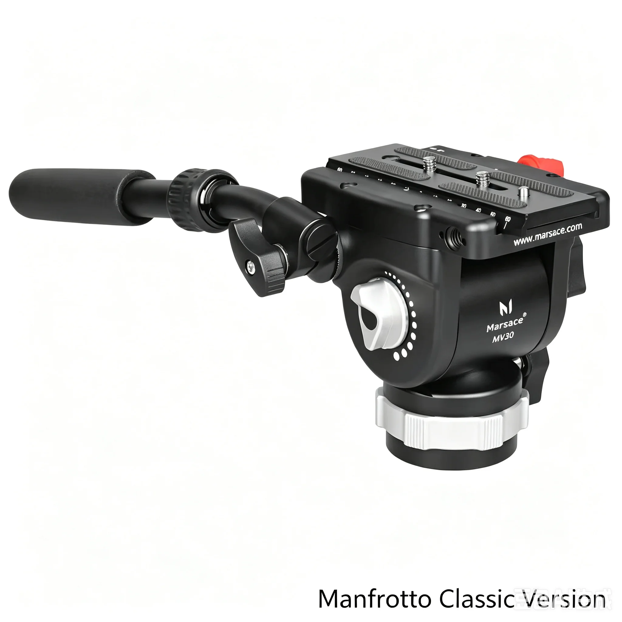 

Marsace MV30 Fluid Head | 6-Step Dynamic Balance (1-6kg) | Manfrotto/Arca Plate Options