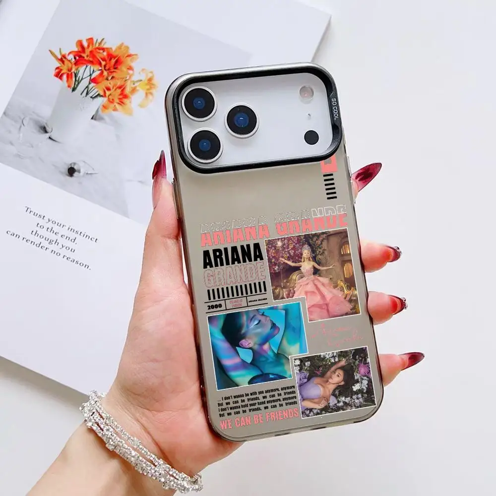 حافظة لهاتف آيفون 17 16 15 14 13 12 11 Pro Max Air Matte Laser Aurora مقاومة للصدمات Funda