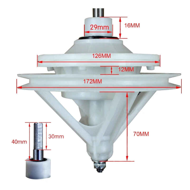 D0AB Square Shaft Universal Washing Machine Reducer Motor Reducer Clutch Household Washing Machine Repair Parts