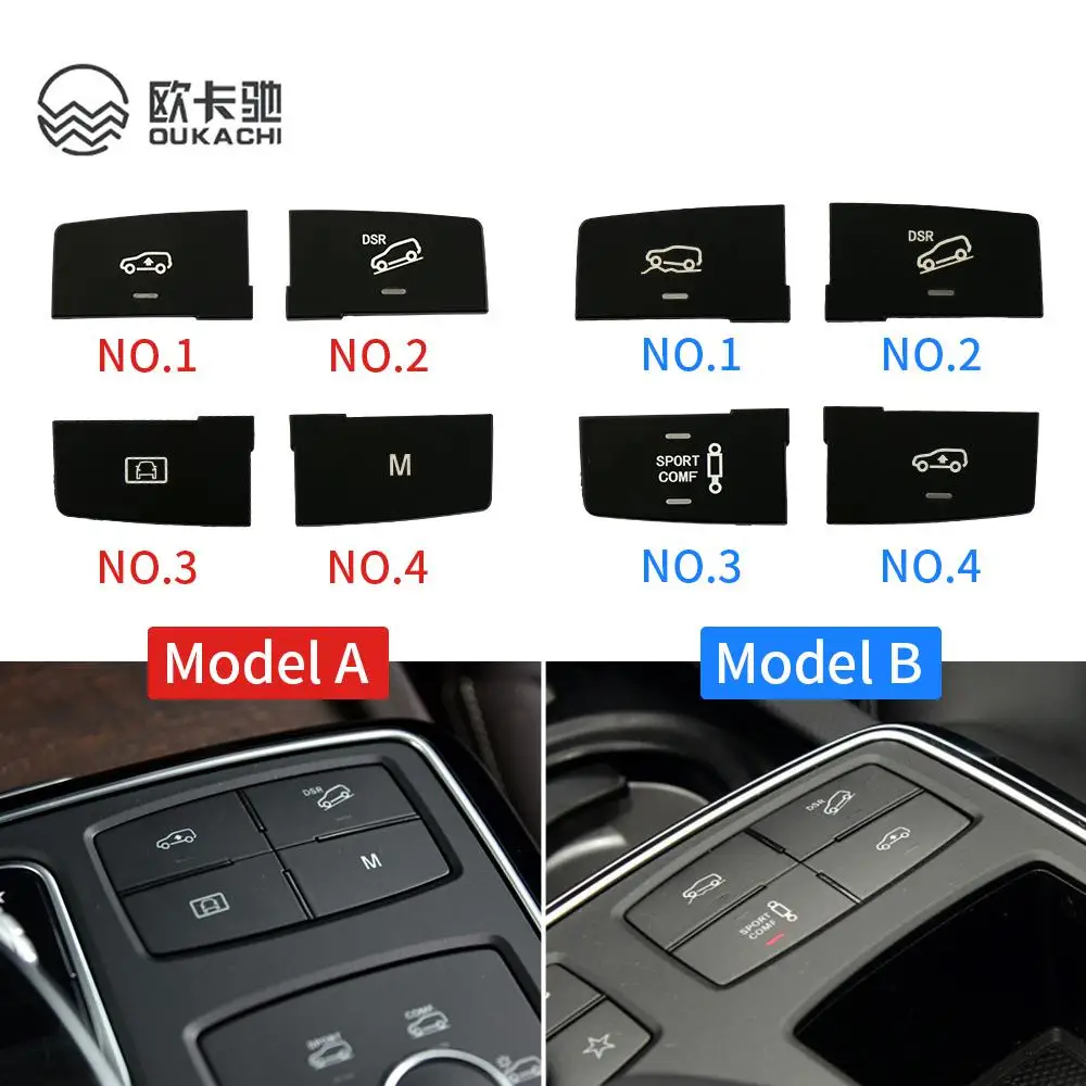 Car Suspension Level Control Button Downhill Auxiliary Switch Shift Multi-function Buttons For Benz ML GL GLE Class W166 W292