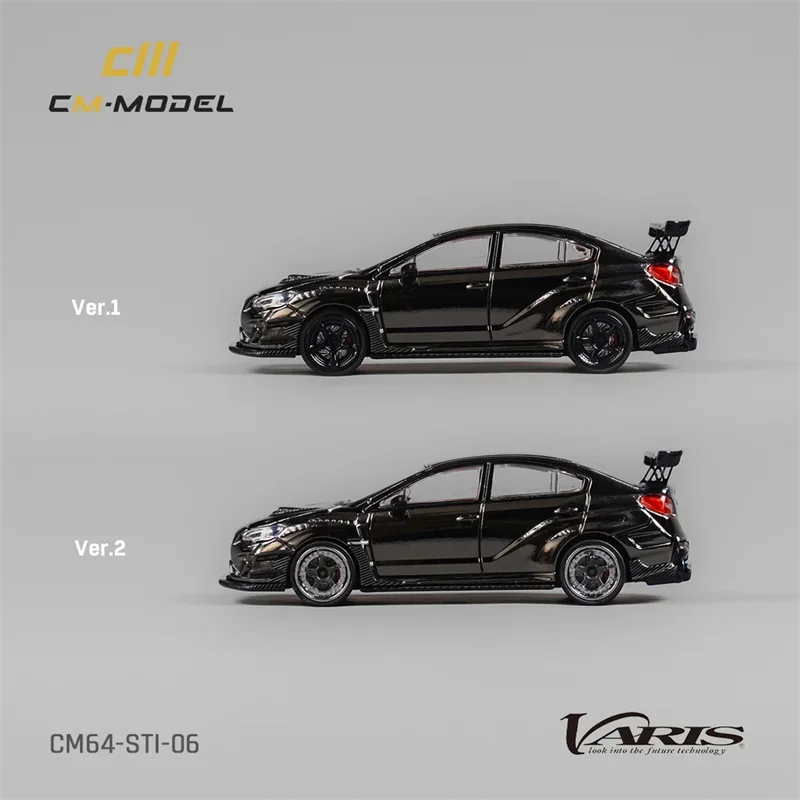 Varis WideBody-Voiture l'inventaire Chome Black, modèle 1:64 moulé sous pression, pré-commande, 1.0