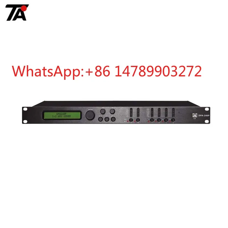 

4 In 8 Out Line Array Processor Professional Stage Sound Processing Unit