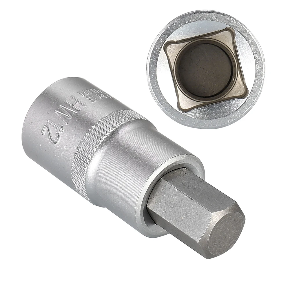 12-teiliger Vierkant-Steckschlüssel-Satz 1/2'' Schlagschrauber-Sechskant-Bit-Set H5 H6 H7 H8 H10 H12 H14 H16 H17 H18 H19 H22 Reparaturwerkzeug-Set – Detail 8