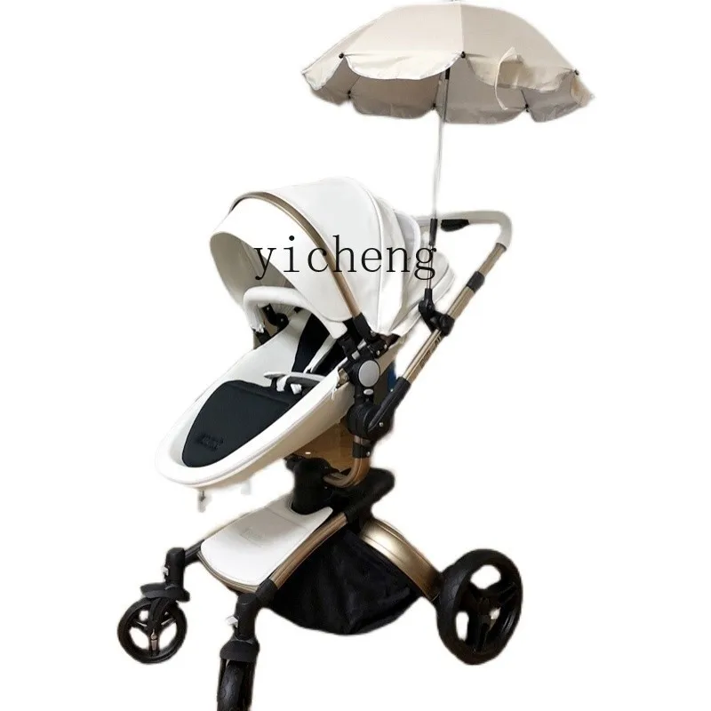 Tqh One Month Old Baby Gift High-End Gift for Newborn Baby Stroller High-Grade Foldable Cart